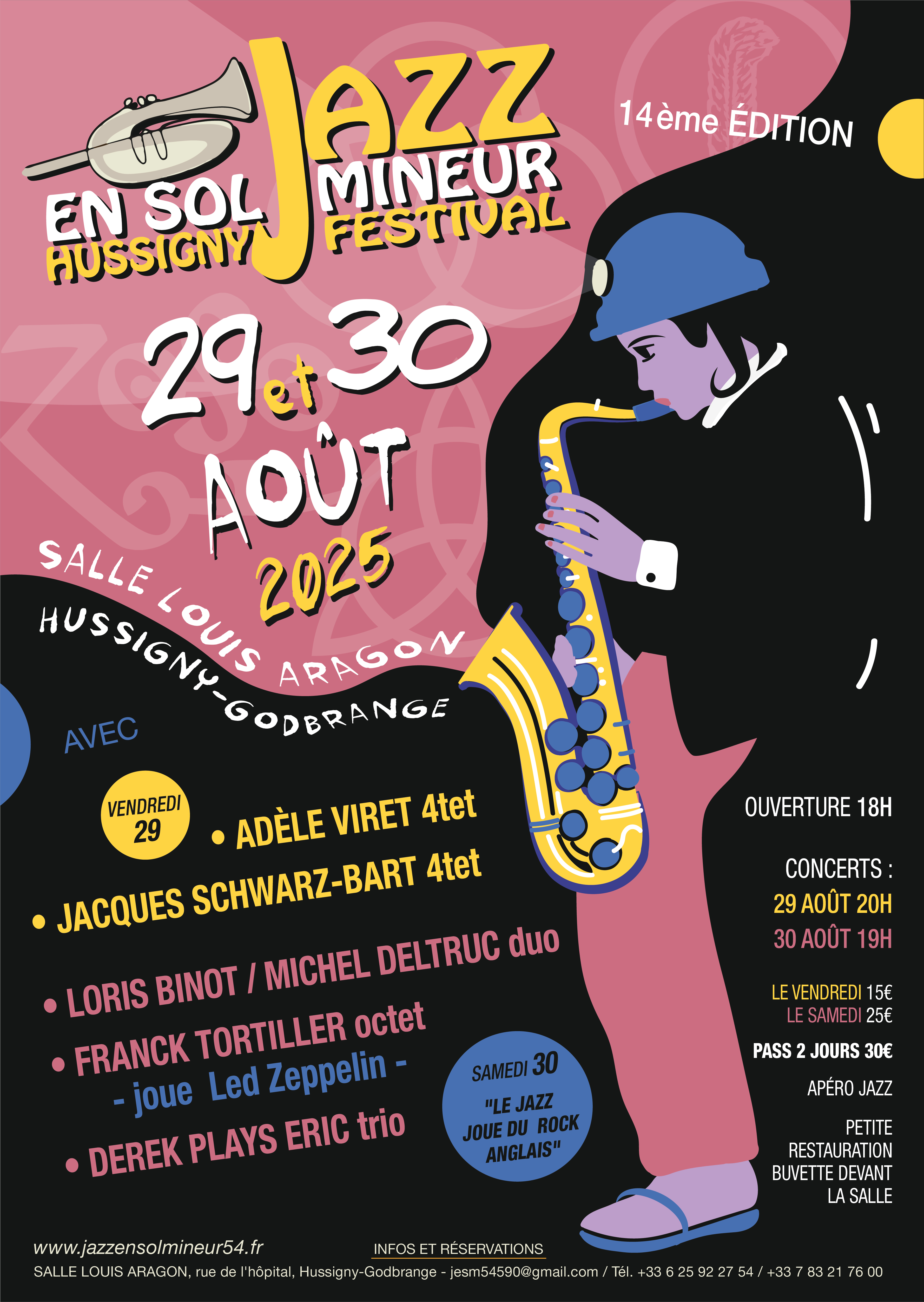 Affiche Festival Jazz en sol mineur 2025